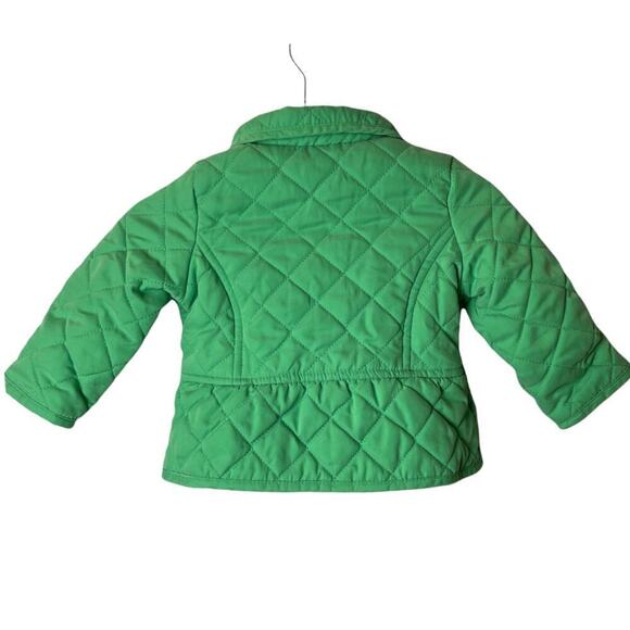 Baby Gap Green Quilted Lightweight Jacket Baby Size 12-18M - Picture 3 of 6